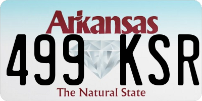 AR license plate 499KSR