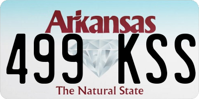 AR license plate 499KSS
