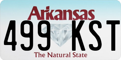 AR license plate 499KST