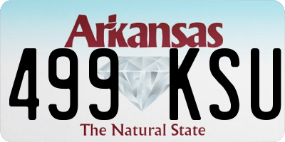 AR license plate 499KSU