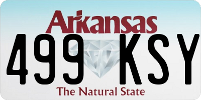 AR license plate 499KSY