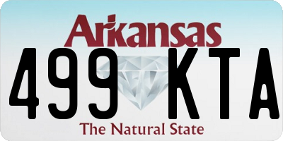 AR license plate 499KTA