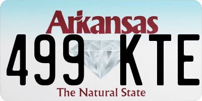 AR license plate 499KTE