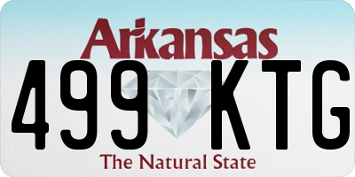AR license plate 499KTG