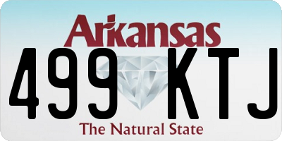 AR license plate 499KTJ