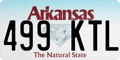 AR license plate 499KTL