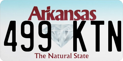 AR license plate 499KTN