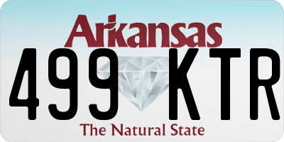 AR license plate 499KTR