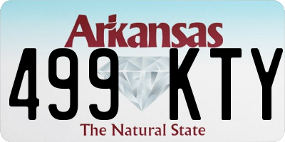 AR license plate 499KTY