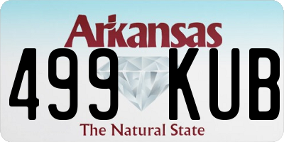 AR license plate 499KUB
