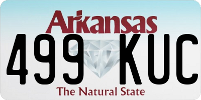 AR license plate 499KUC