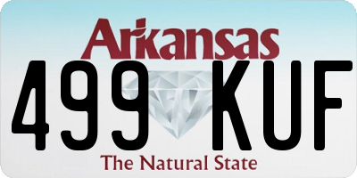 AR license plate 499KUF