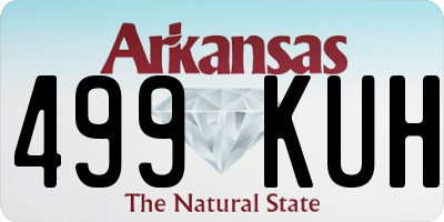 AR license plate 499KUH