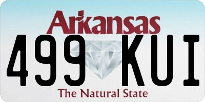 AR license plate 499KUI