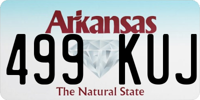 AR license plate 499KUJ