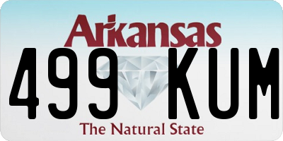 AR license plate 499KUM