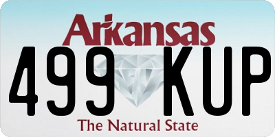 AR license plate 499KUP
