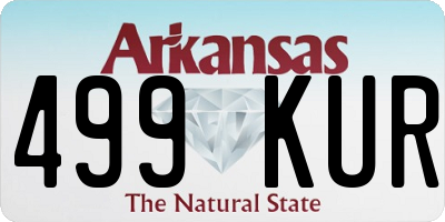 AR license plate 499KUR