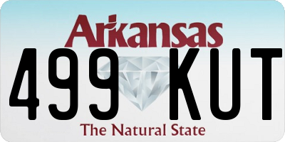 AR license plate 499KUT