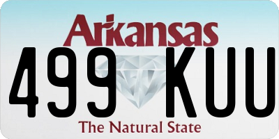 AR license plate 499KUU