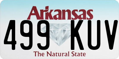 AR license plate 499KUV