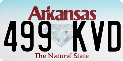 AR license plate 499KVD