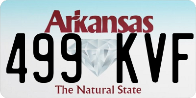 AR license plate 499KVF