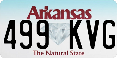 AR license plate 499KVG