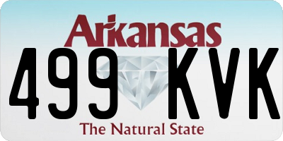 AR license plate 499KVK