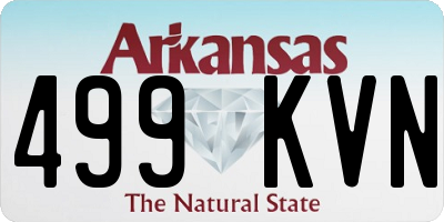 AR license plate 499KVN