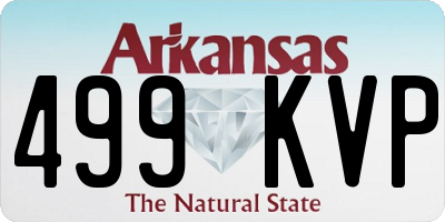 AR license plate 499KVP