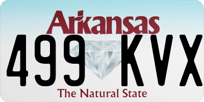AR license plate 499KVX