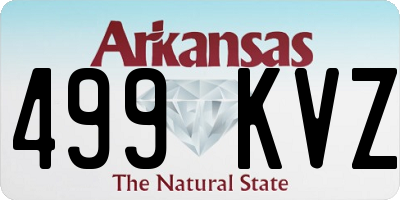 AR license plate 499KVZ