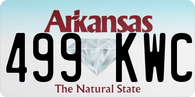 AR license plate 499KWC
