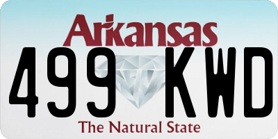 AR license plate 499KWD