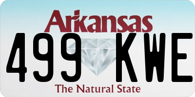 AR license plate 499KWE