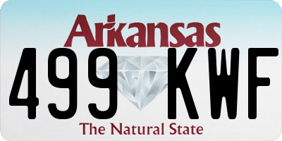 AR license plate 499KWF