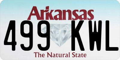 AR license plate 499KWL