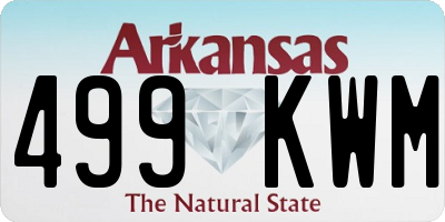AR license plate 499KWM