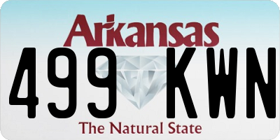 AR license plate 499KWN