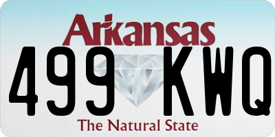 AR license plate 499KWQ