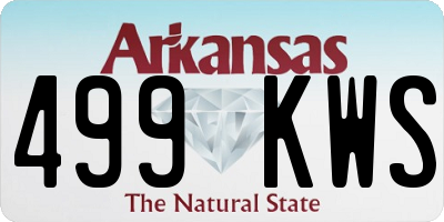 AR license plate 499KWS