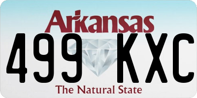 AR license plate 499KXC