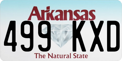 AR license plate 499KXD