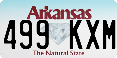 AR license plate 499KXM