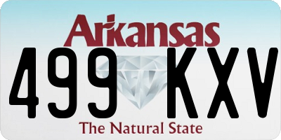 AR license plate 499KXV