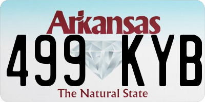 AR license plate 499KYB