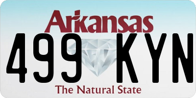 AR license plate 499KYN