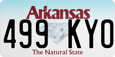AR license plate 499KYO