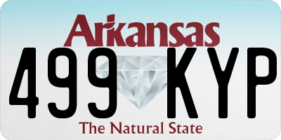 AR license plate 499KYP